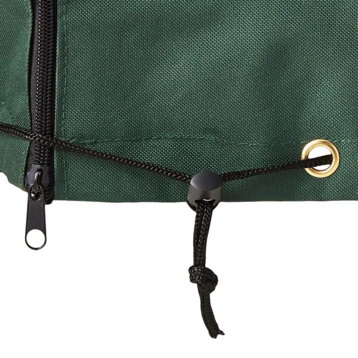 Altadex Funda Protectora para Barbacoas Ø73x60cm, Poliéster 240g/m², Impermeable, Protege Rayos UV, Cuerda de Sujeción Verde 3