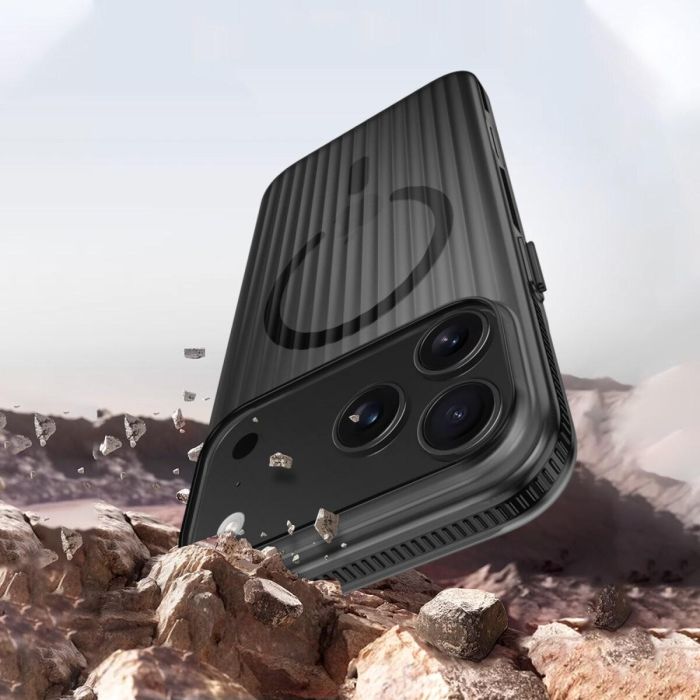 4smarts 541642 Funda Aero para iPhone 17 Pro Max, Compatible con MagSafe, Resistente a Golpes, Negro Transparente 3 4smarts 541642 Funda Aero para iPhone 17 Pro Max, Compatible con MagSafe, Resistente a Golpes, Negro Transparente 3