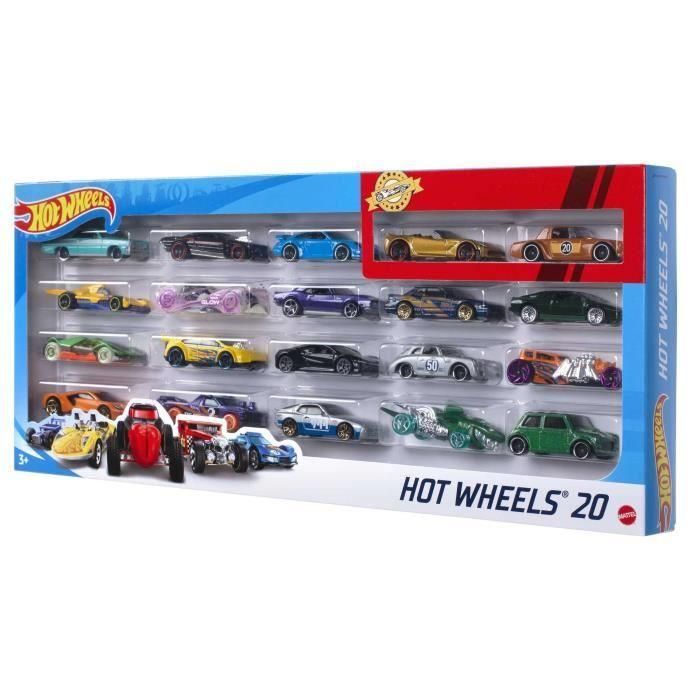 HOT WHEELS - Box 20 Cars - Modelo aleatorio HOT WHEELS - Box 20 Cars - Modelo aleatorio