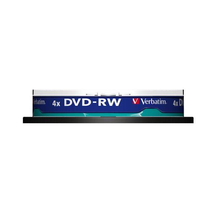 Verbatim Dvd-Rw 4.7 grb 4X Tarrina 10 Unidades 1 Verbatim Dvd-Rw 4.7 grb 4X Tarrina 10 Unidades 1