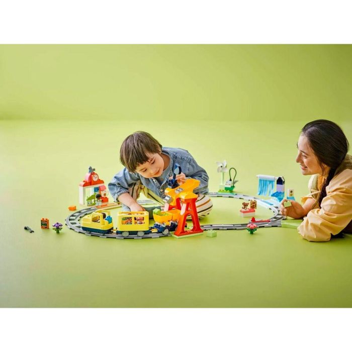 LEGO 10428 DUPLO My Town El Gran Tren Comunitario Interactivo - Juguete de Aprendizaje Temprano para 3 Años 3