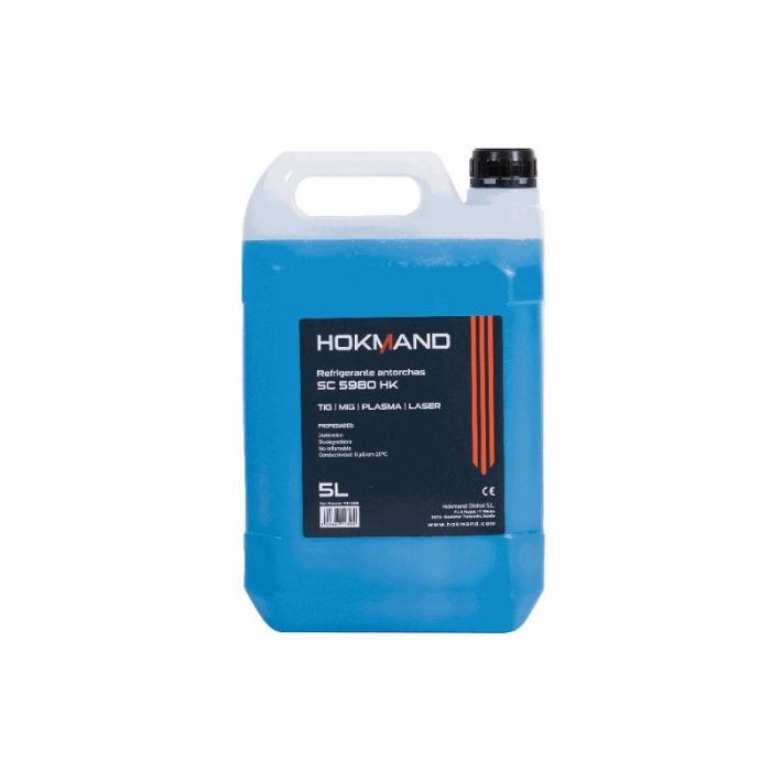 DUVER Refrigerante Líquido para Soldadura 5L - Protección para Equipo, Pieza de Trabajo y Prevención de Deformaciones por Calor