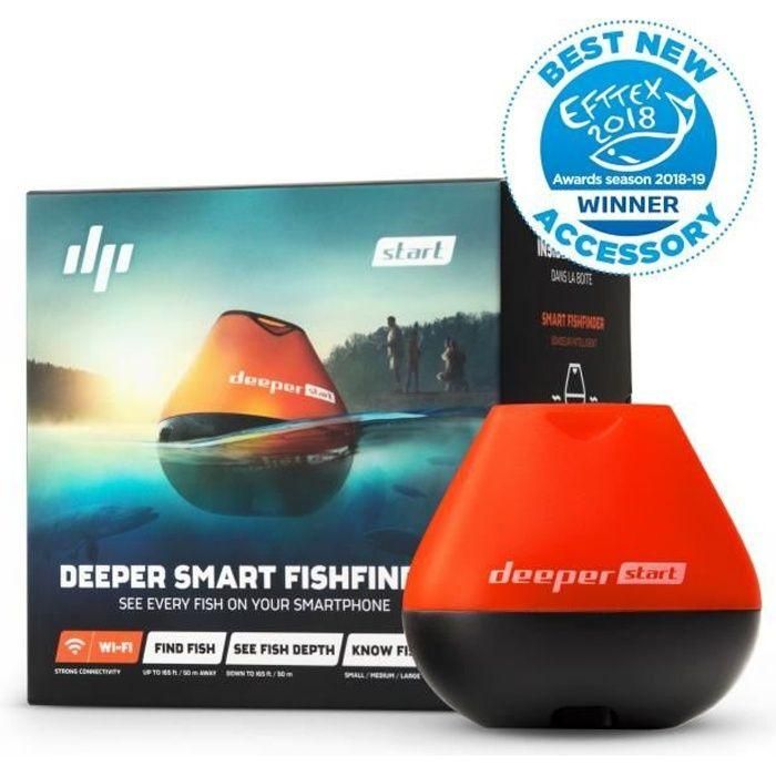 Deeper START Buscador de Peces Portátil Conectado – Sonda Inteligente para Pescadores: Encuentra Peces Rápidamente y Mejora Tu Captura Deeper START Buscador de Peces Portátil Conectado – Sonda Inteligente para Pescadores: Encuentra Peces Rápidamente y Mejora Tu Captura