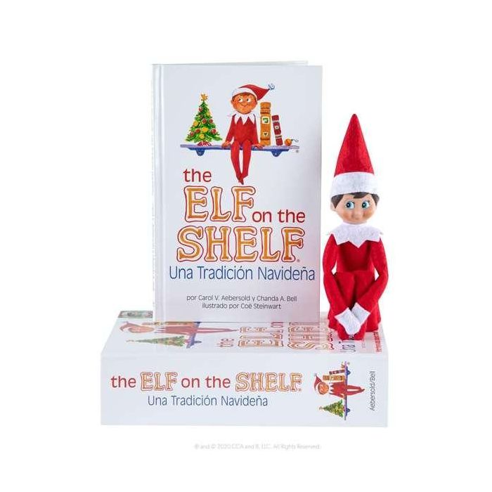 The Elf On The Shelf Cuento y Muñeco Elfo Niño 28x26,5x7,2 cm