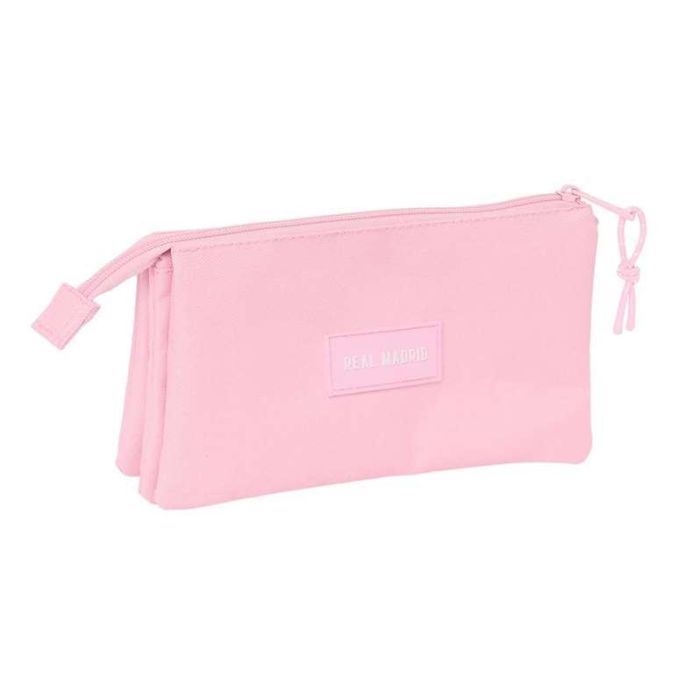 Safta Portatodo Triple Real Madrid Chica Rosa 22x12x3 cm 4
