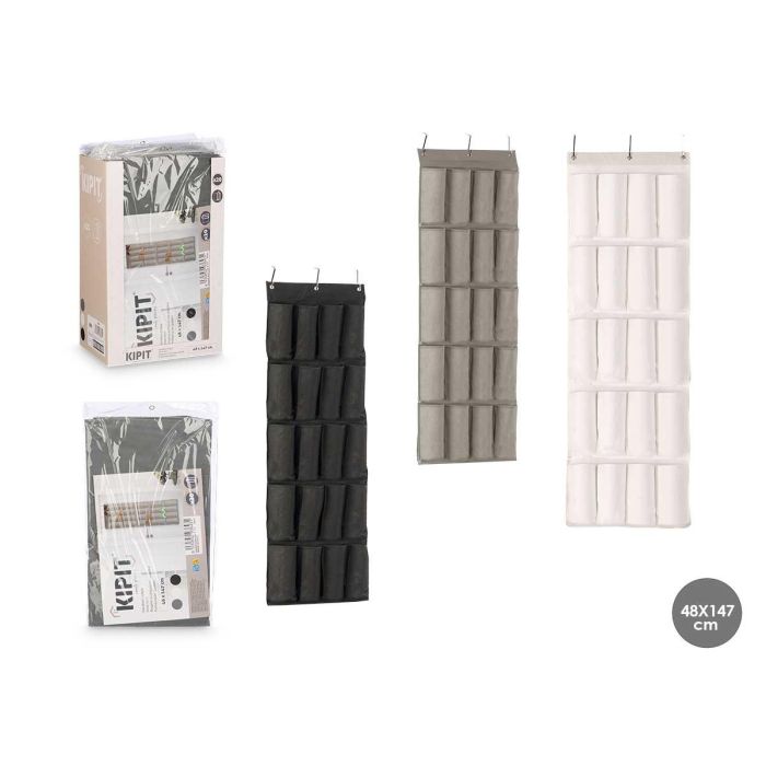 Zapatero colgante Kipit 20 cavidades, 48x147 cm, surtidos (24 Unidades) Zapatero colgante Kipit 20 cavidades, 48x147 cm, surtidos (24 Unidades)