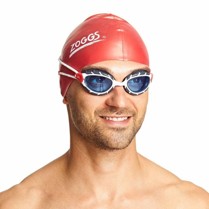 Gafas de Natación Zoggs Predator Rojo Blanco Pequeño 2