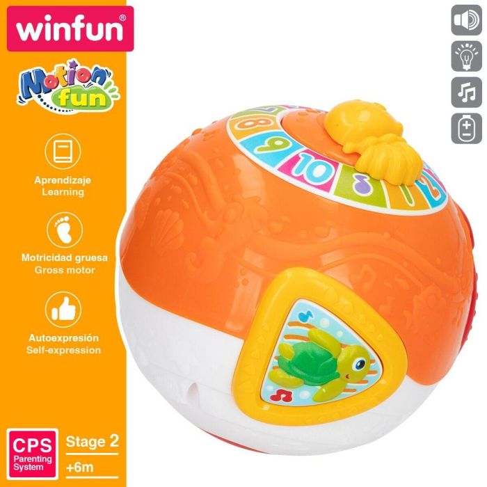 Juguete Musical Winfun 15 x 15 cm (4 Unidades) Bola 3 Juguete Musical Winfun 15 x 15 cm (4 Unidades) Bola 3