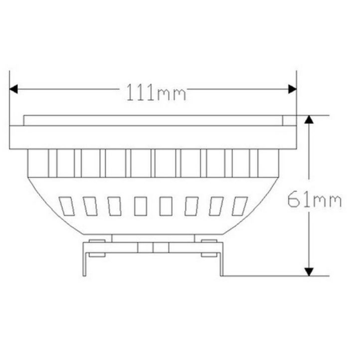 Panalight Lqrv14L27Mcl Qr111 - 24º Dicroica G53 12W 2700K PANASONIC-PANALIGHT 6321671112279 1