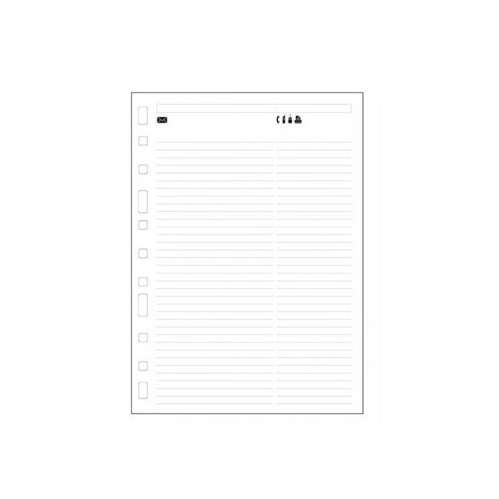 Recambio Multifin 4º 11 Anillas 3002 Listin Telefonico 50H