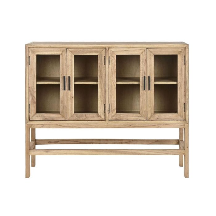 DKD Home Decor Buffet Aparador Mueble Salón Comedor Tradicional Mindi y Cristal 120x41x100 cm 1 DKD Home Decor Buffet Aparador Mueble Salón Comedor Tradicional Mindi y Cristal 120x41x100 cm 1