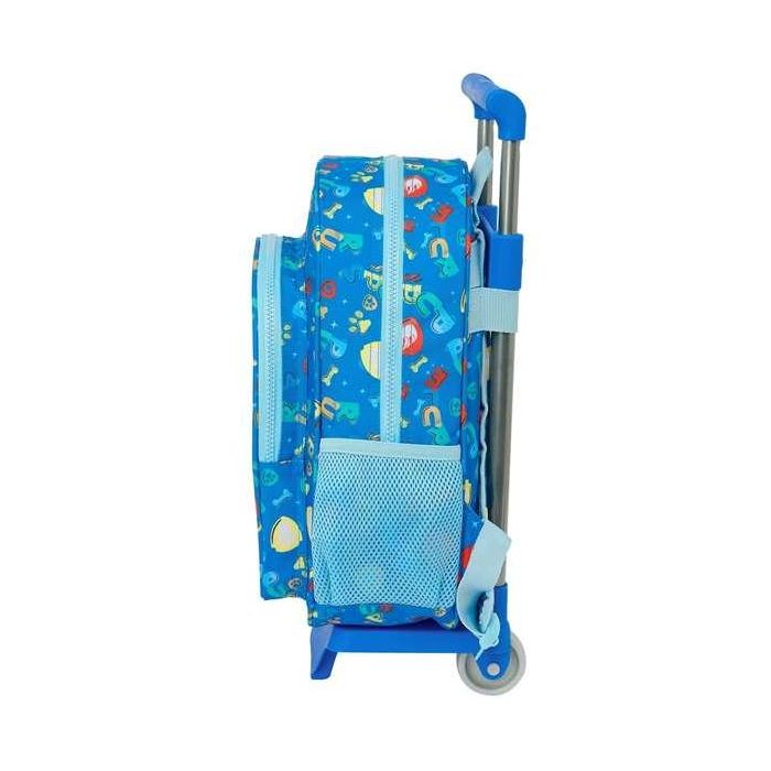 Mochila Escolar con Ruedas The Paw Patrol Pups rule Azul 26 x 34 x 11 cm 2