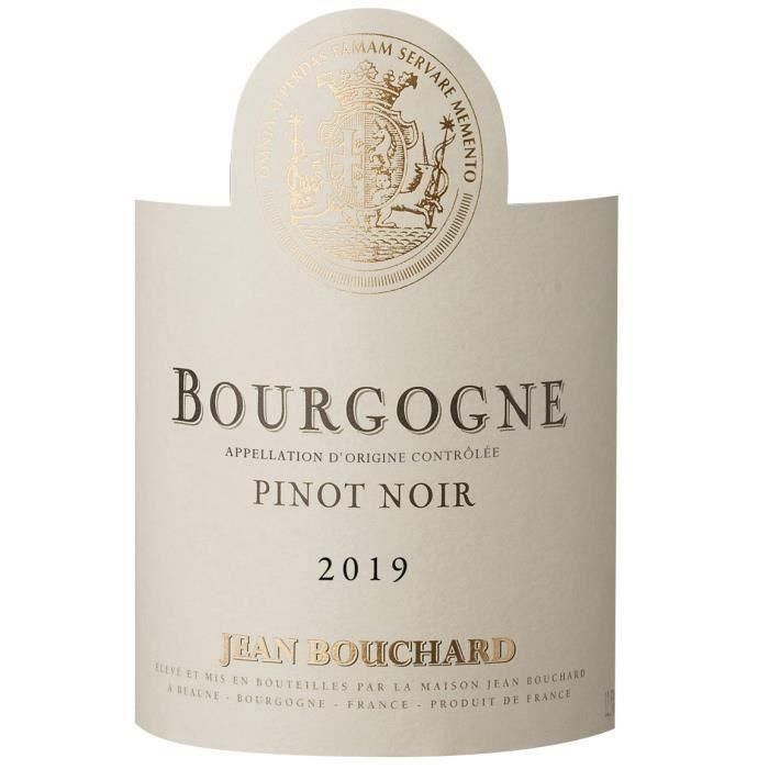 Jean Bouchard 2019 Pinot Noir - Vino tinto burdeos 1