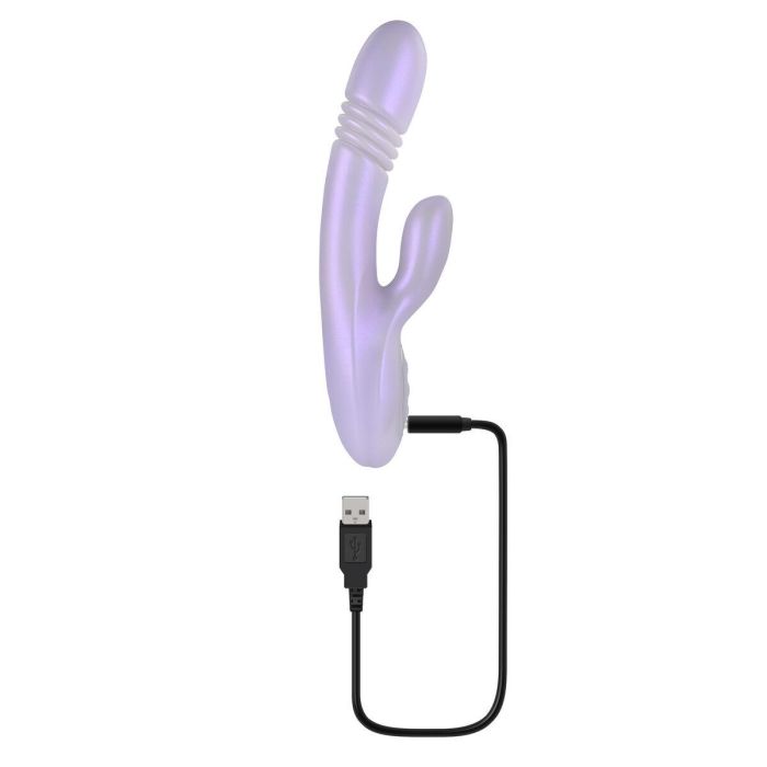 Vibrador Punto G Playboy Bunny Rosa 5 Vibrador Punto G Playboy Bunny Rosa 5