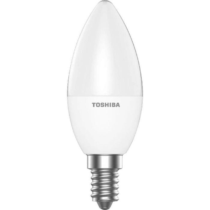 TOSHIBA Bombilla LED ESSENTIAL C37 E14 4.7W 6500K Luz Blanca Fría