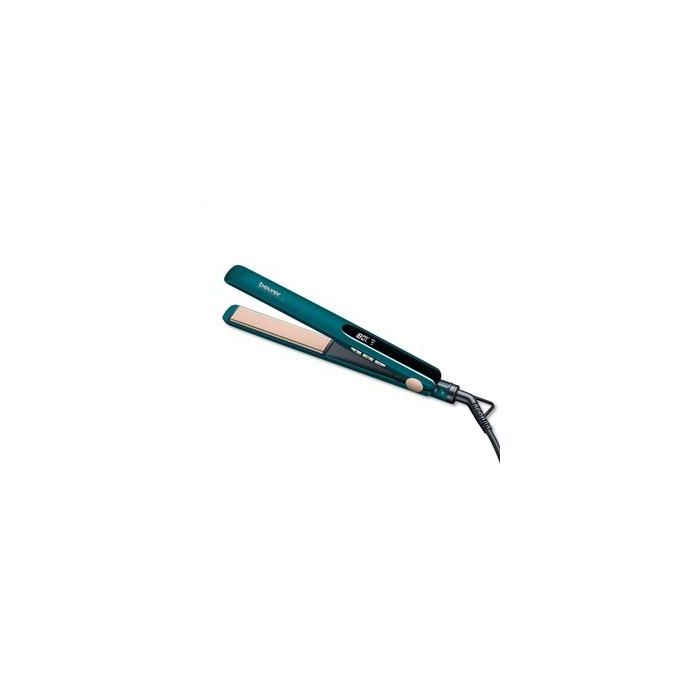 Beurer HS-50 Ocean Plancha de Cabello con Revestimiento de Cerámica y Turmalina, Alisado Brillante, Temperatura Ajustable 120°-220° Beurer HS-50 Ocean Plancha de Cabello con Revestimiento de Cerámica y Turmalina, Alisado Brillante, Temperatura Ajustable 120°-220°