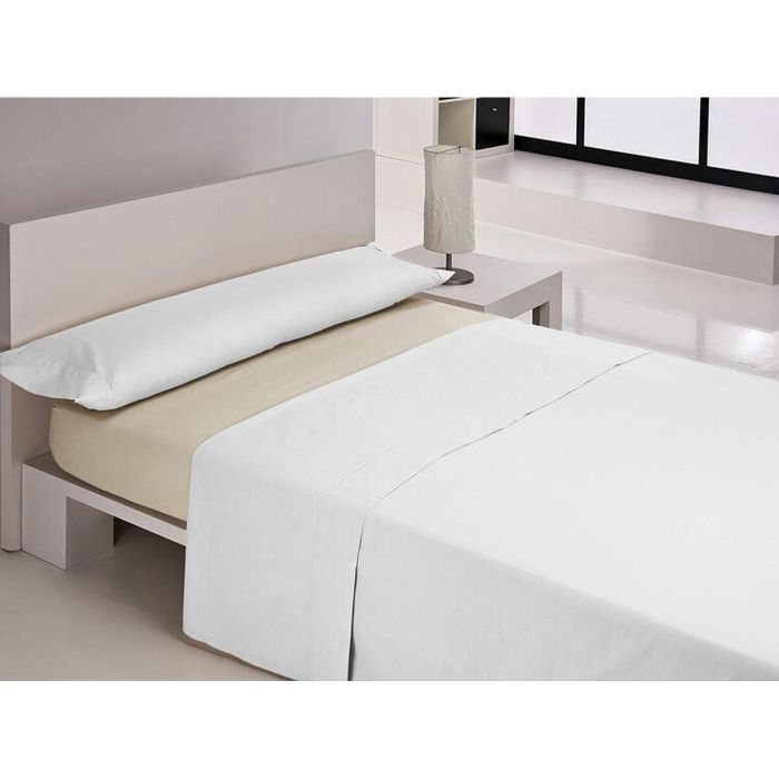 Sábana Bajera Ajustable Happy Home MIX COLORS Beige Cama de 160 160 x 200 + 30 cm Sábana Bajera Ajustable Happy Home MIX COLORS Beige Cama de 160 160 x 200 + 30 cm