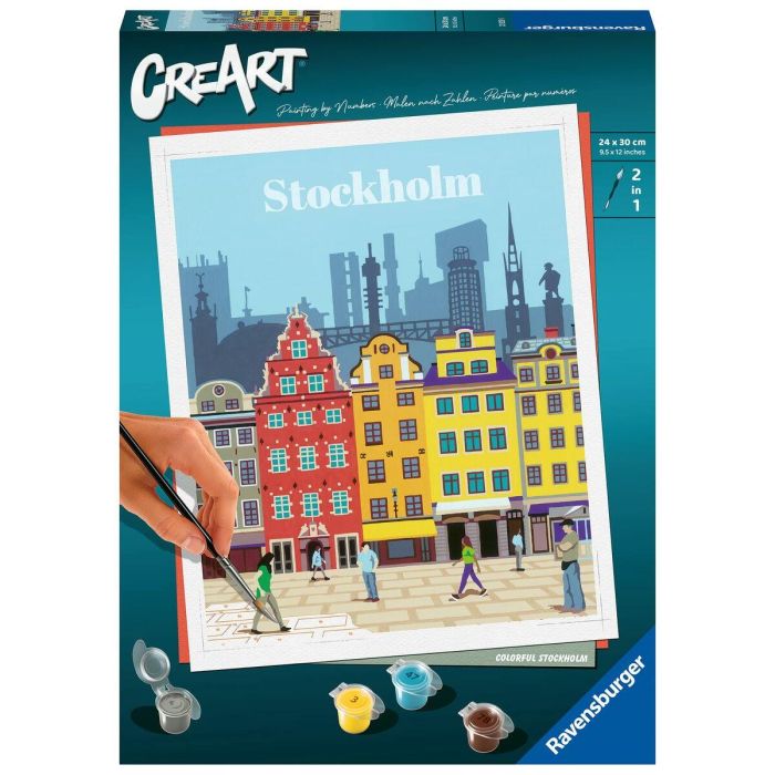 Ravensburger RAV4005556235209 CreArt Estocolmo 24x30cm 0 Ravensburger RAV4005556235209 CreArt Estocolmo 24x30cm 0