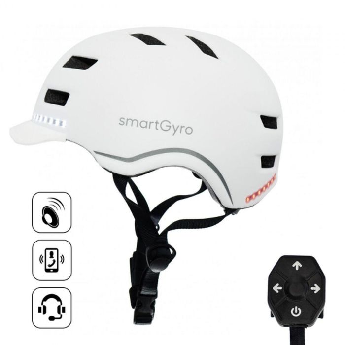 Casco para Patinete Eléctrico Smartgyro SMART PRO Blanco