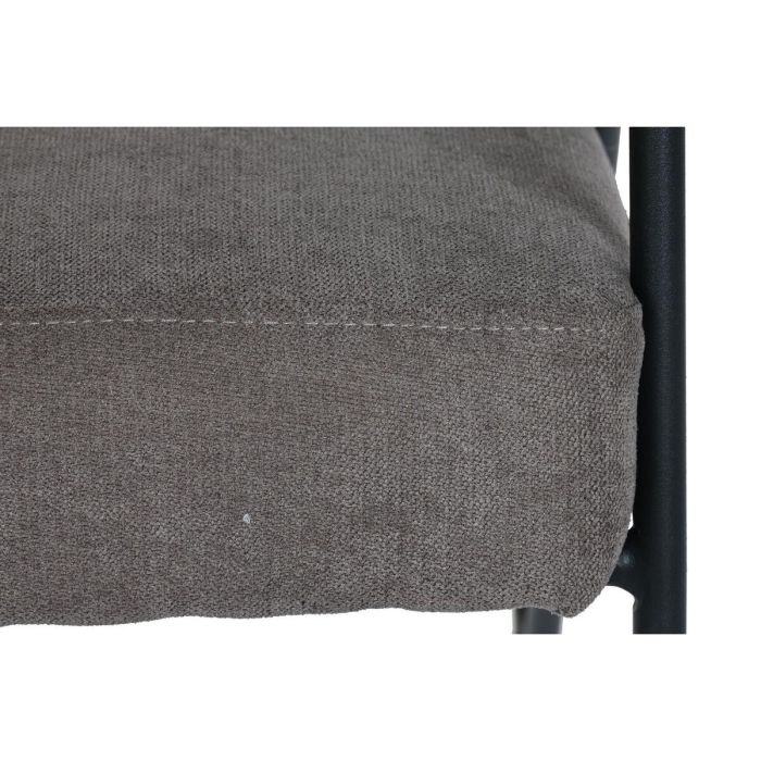 DKD Home Decor Butaca Moderna Desmontable Gris de Poliéster y Metal, Altura Asiento 42 cm, Medidas: 69.5cm Largo x 76cm Alto x 64cm Ancho 4 DKD Home Decor Butaca Moderna Desmontable Gris de Poliéster y Metal, Altura Asiento 42 cm, Medidas: 69.5cm Largo x 76cm Alto x 64cm Ancho 4