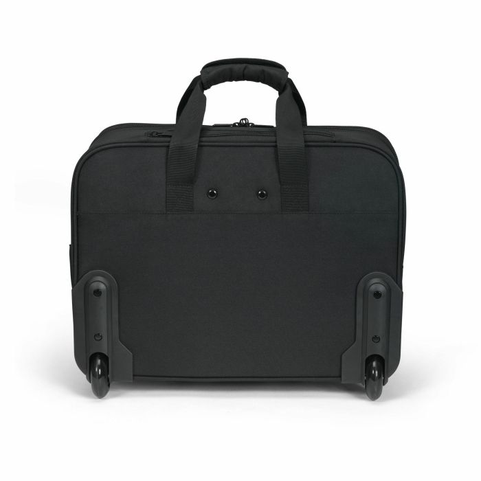 DICOTA D32043-RPET Laptop Roller Multi Eco BASE, Maletín con Ruedas para Portátiles 15-17.3", Poliéster Reciclado, Negro 3