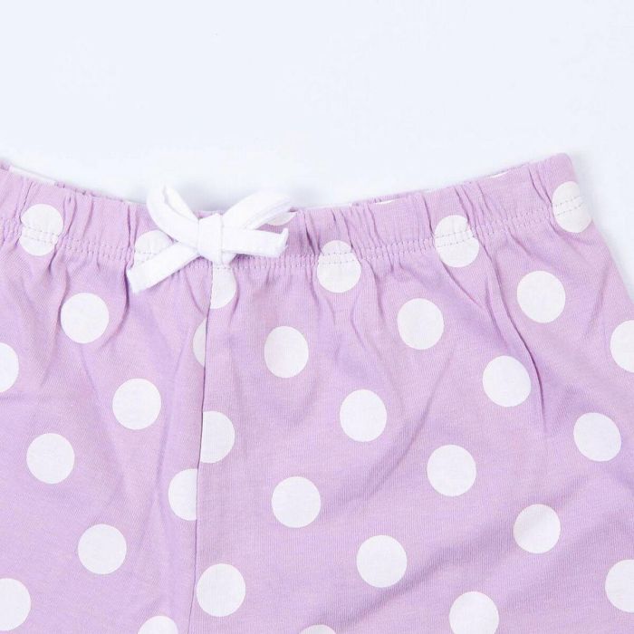 Pijama de Verano Peppa Pig Rosa Morado 4