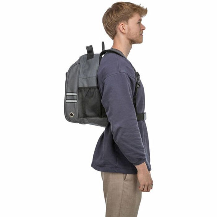 Mochila para Mascotas Trixie Gris 34 × 44 × 26 cm 1