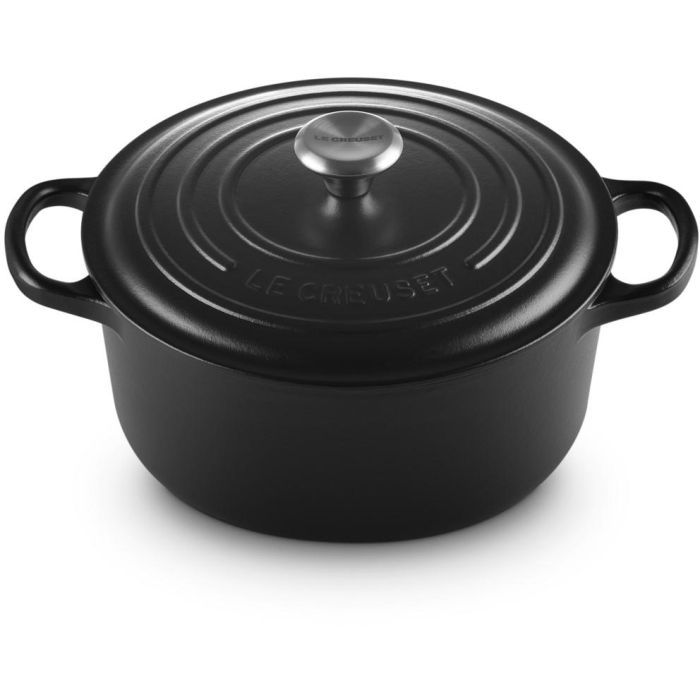 Le Creuset Signature Bräter rund 22 cm schwarz 1 Le Creuset Signature Bräter rund 22 cm schwarz 1
