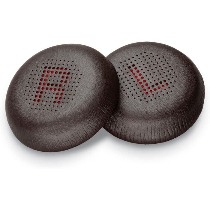 Poly Almohadillas de Cuero Sintético para Auriculares Blackwire 8225, Negras, 2 unidades