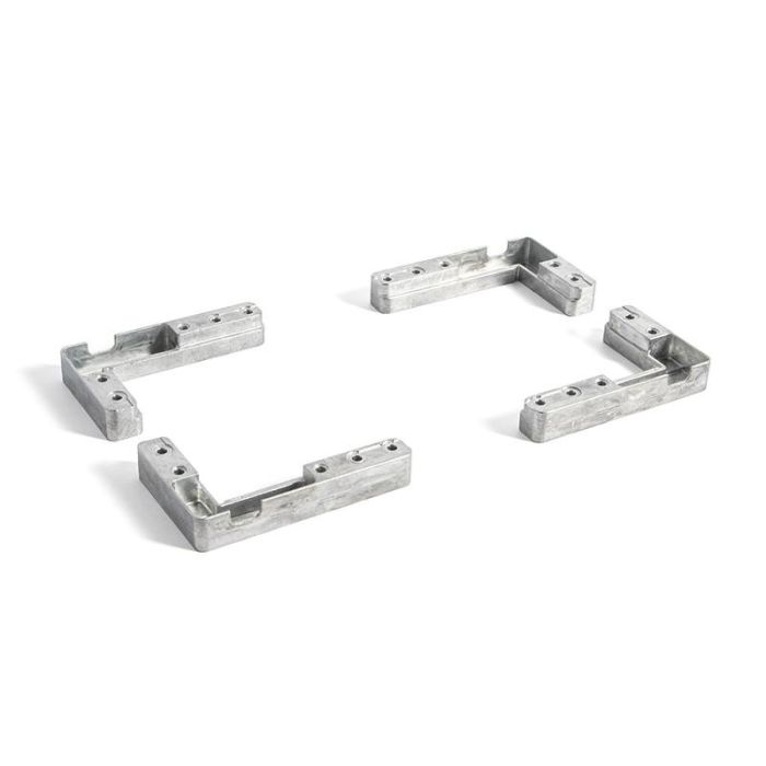 Salice Kit de Escuadras de Fijación para Puertas de Aluminio Air