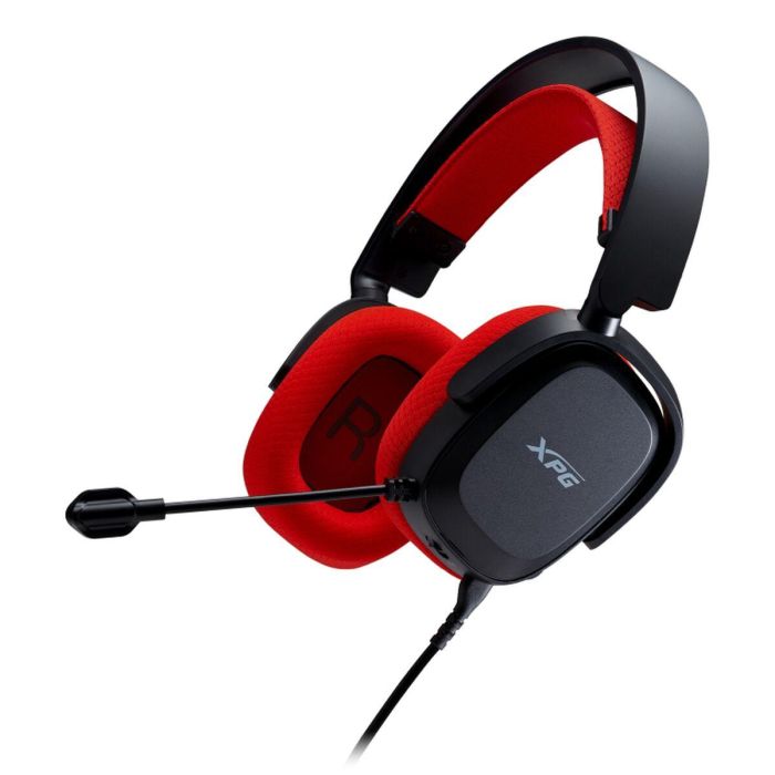 XPG PRECOG STUDIO Auriculares Diadema Gaming Alámbricos USB-C Jack 3.5mm Sonido Balanceado Inmersivo Multiplataforma Negro Rojo 7