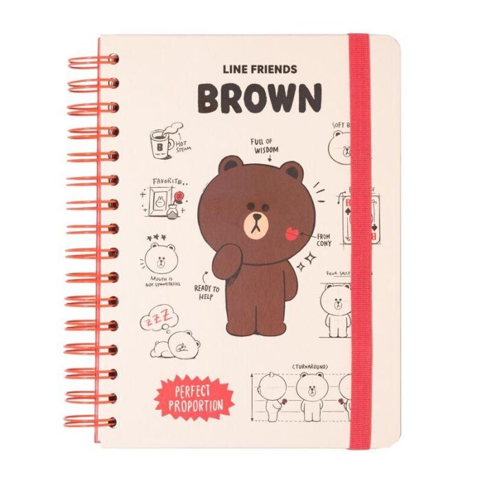 Cuaderno A5 Line Friends 0 Cuaderno A5 Line Friends 0