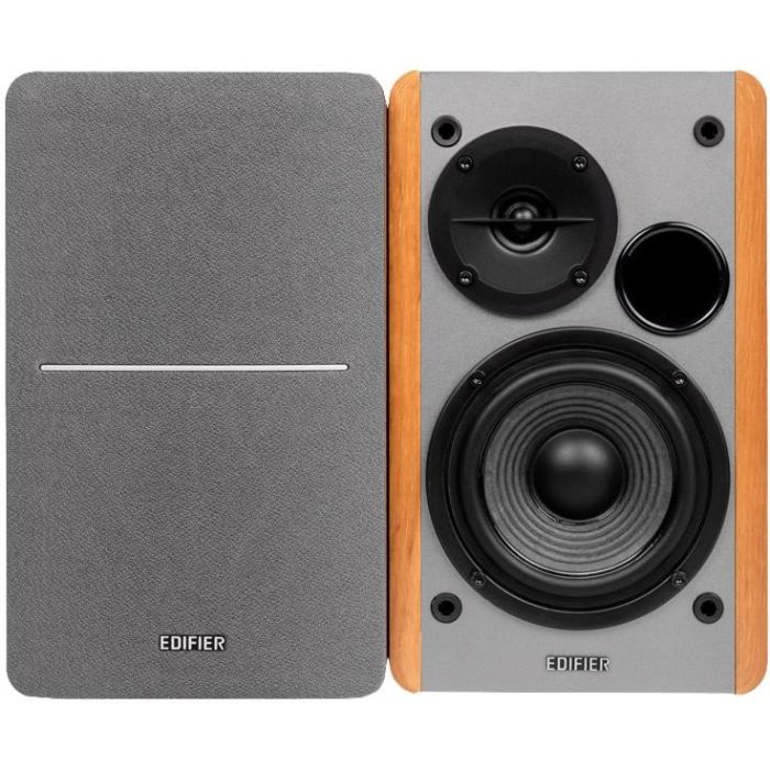Edifier Studio R1280T Altavoces 2.0 de Estantería Madera/Gris con 21W RMS y Control Remoto. Audio de Calidad para tu Hogar 0 Edifier Studio R1280T Altavoces 2.0 de Estantería Madera/Gris con 21W RMS y Control Remoto. Audio de Calidad para tu Hogar 0