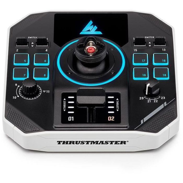 Thrustmaster AAATM35836 Joystick espacial Sol-R 2 HOSAS Space Sim Duo Ambidiestro con 88 botones y tecnología HEART de 16 bits 1