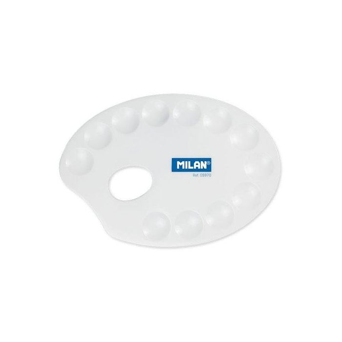 Paleta Milan De Plastico Ovalada 20X14 Cm 5 unidades