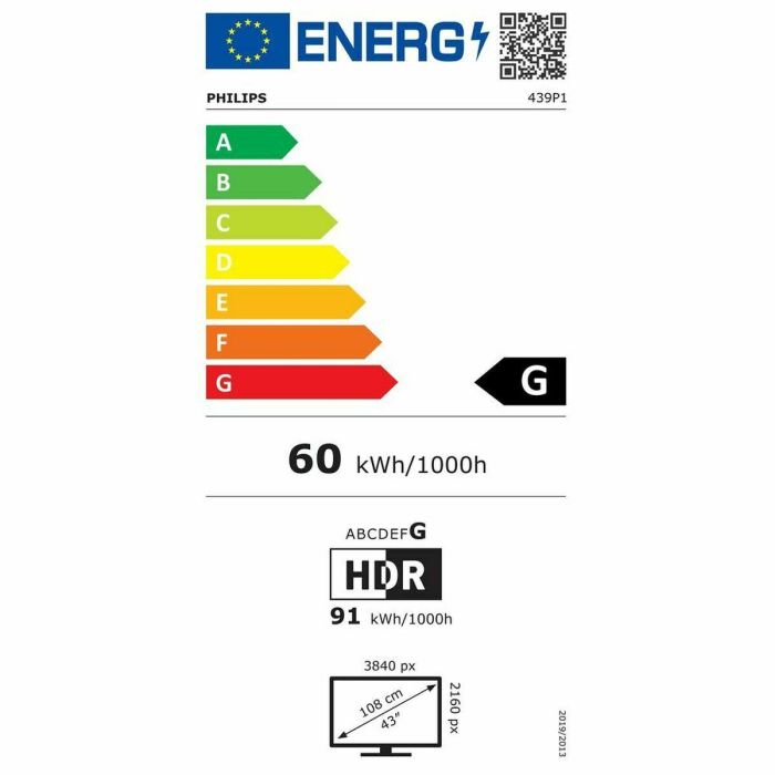 Monitor Philips 439P1/00 43" 4K Ultra HD LED 2 Monitor Philips 439P1/00 43" 4K Ultra HD LED 2
