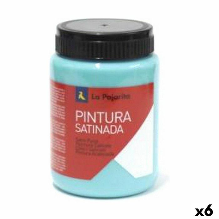 Témpera La Pajarita L-35 6 Piezas Turquesa Escolar Satinado Témpera La Pajarita L-35 6 Piezas Turquesa Escolar Satinado