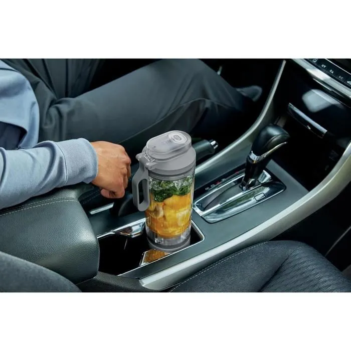 Ninja Licuadora Portátil Blast Max BC251EULD, Recipiente 530 ml, Batería 2h, Sin Cable, Sin BPA, Plateada 4 Ninja Licuadora Portátil Blast Max BC251EULD, Recipiente 530 ml, Batería 2h, Sin Cable, Sin BPA, Plateada 4