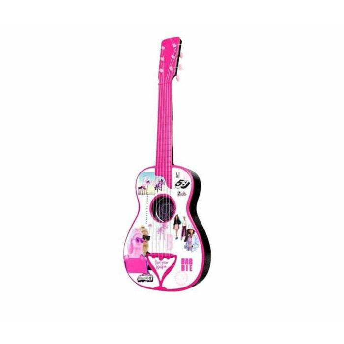 Guitarra plastico en estuche 4 cuerdas barbie 1