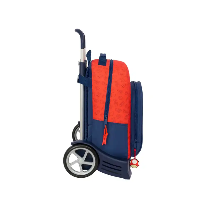 Safta Mochila 305 Evolution Super Mario Trick con Carro 420x320x150 mm 2