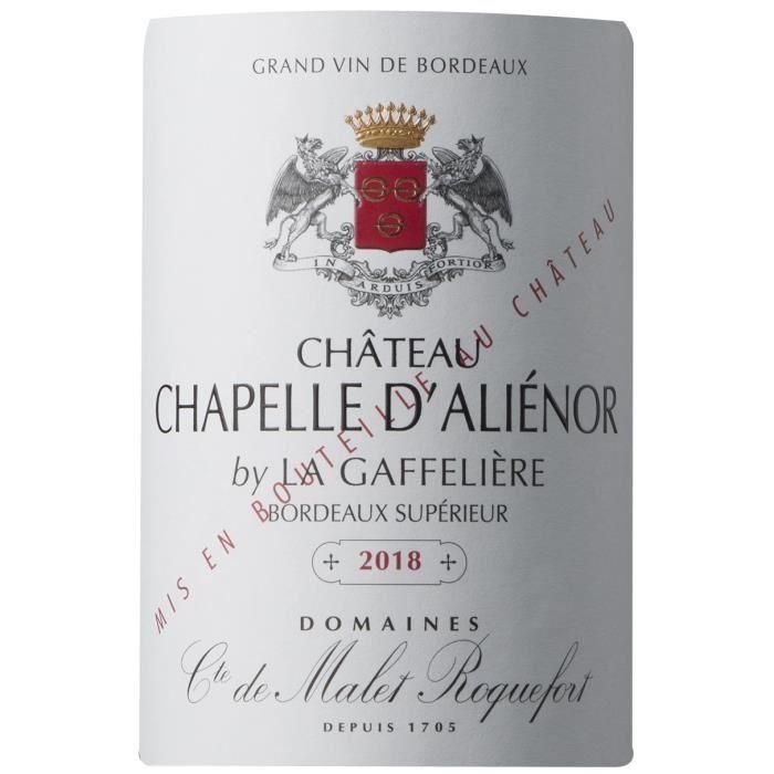 Château Chapelle d'Aliénor 2018 Bordeaux Supérieur Grand Cru - Vino tinto del Suroeste 1