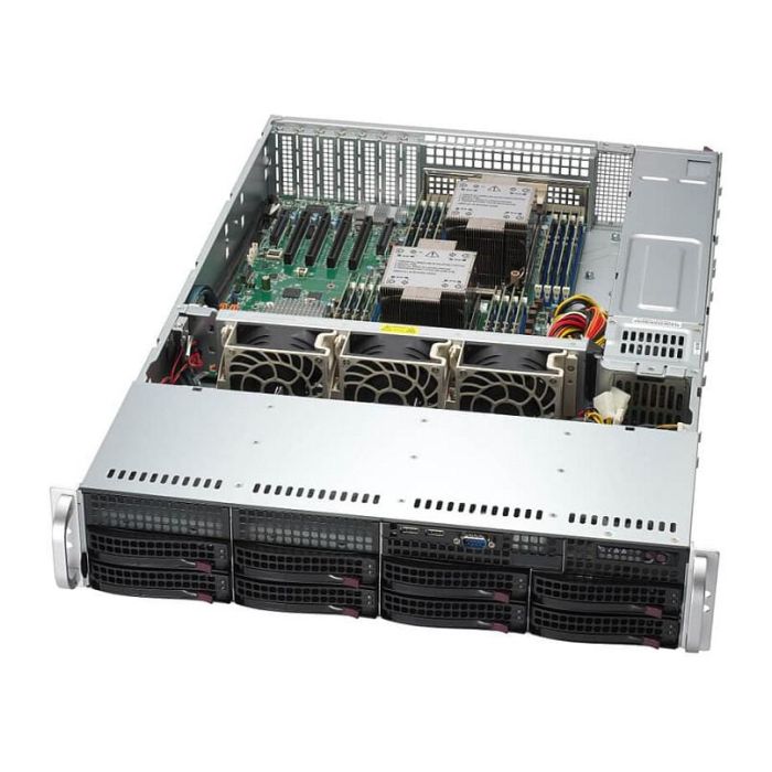 Supermicro SYS-621P-TRT - Barebone Server 2U X13DEI-T, Socket LGA 4677 para Intel Xeon, 8 Bahías 3.5" Hot-Swap, 2 Fuentes de Alimentación 1200W Supermicro SYS-621P-TRT - Barebone Server 2U X13DEI-T, Socket LGA 4677 para Intel Xeon, 8 Bahías 3.5" Hot-Swap, 2 Fuentes de Alimentación 1200W