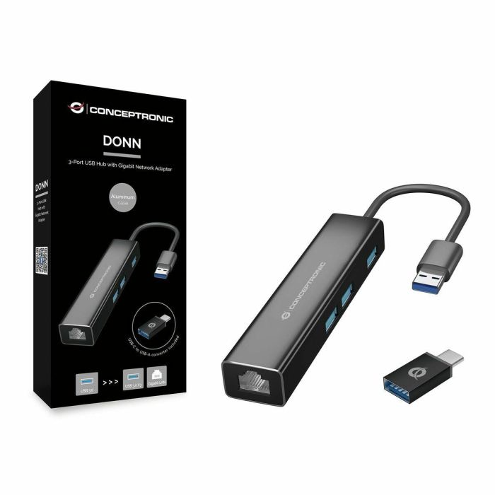 Adaptador Conceptronic Usb A Gigabit Ethernet 5