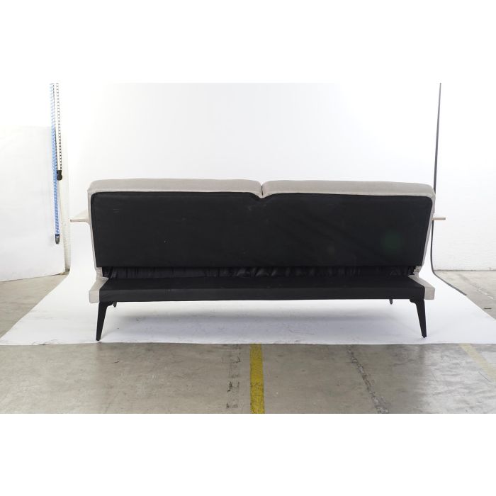 DKD Home Decor Sofá Cama Urban Beige y Marrón de Eucalipto y Poliéster Desmontable 203x87x81 cm Alt. asiento 41 cm 8 DKD Home Decor Sofá Cama Urban Beige y Marrón de Eucalipto y Poliéster Desmontable 203x87x81 cm Alt. asiento 41 cm 8