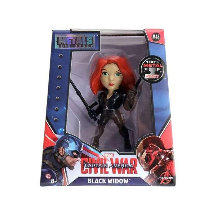 Smoby Figura de Metal La Viuda Negra Black Widow (Marvel Avengers) 10 cm Coleccionable para Niños +8 Años Smoby Figura de Metal La Viuda Negra Black Widow (Marvel Avengers) 10 cm Coleccionable para Niños +8 Años