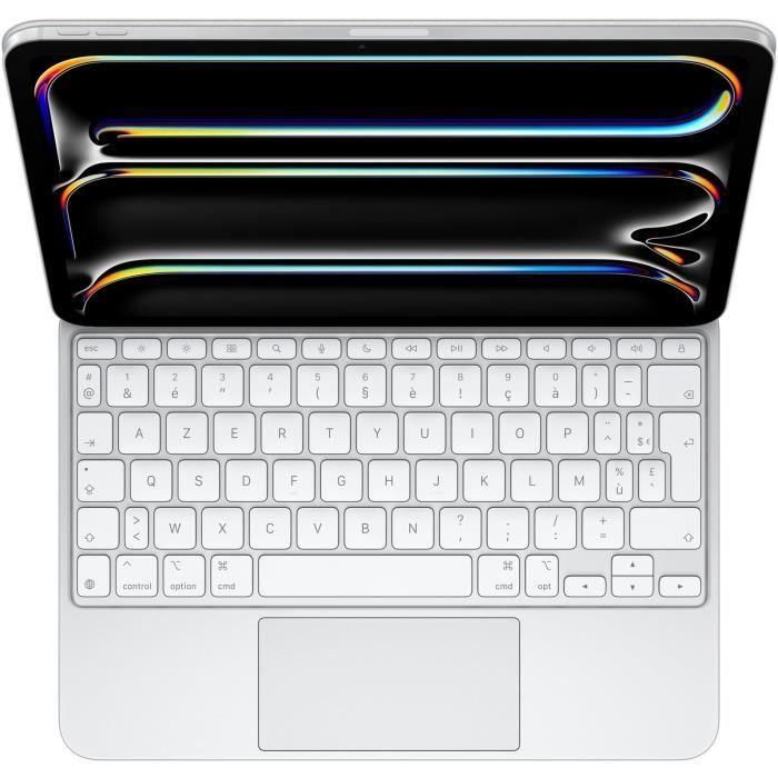 Apple - Magic Keyboard para iPad Pro 11 (M4) - Blanco 3 Apple - Magic Keyboard para iPad Pro 11 (M4) - Blanco 3