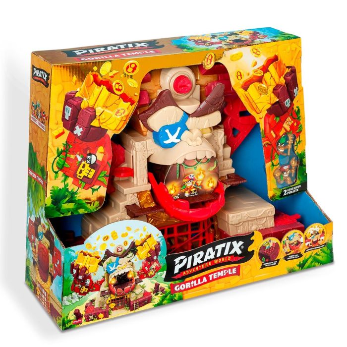 Magic Box Ppxsp112In40 Piratix Gorilla Temple - Juego de Aventura con Trampas y Tesoros (Incluye 2 Piratix y 4 Monedas) 0 Magic Box Ppxsp112In40 Piratix Gorilla Temple - Juego de Aventura con Trampas y Tesoros (Incluye 2 Piratix y 4 Monedas) 0