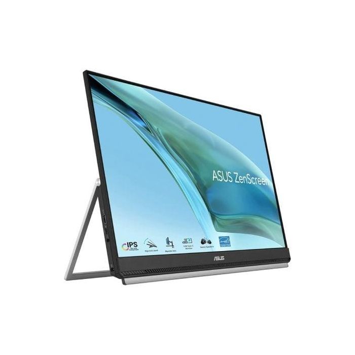 Asus 90LM0865-B01170 Monitor Portátil ZenScreen MB249C 23.8" Full HD IPS USB-C 60W Altura Regulable Antirreflejos Altavoces Negro