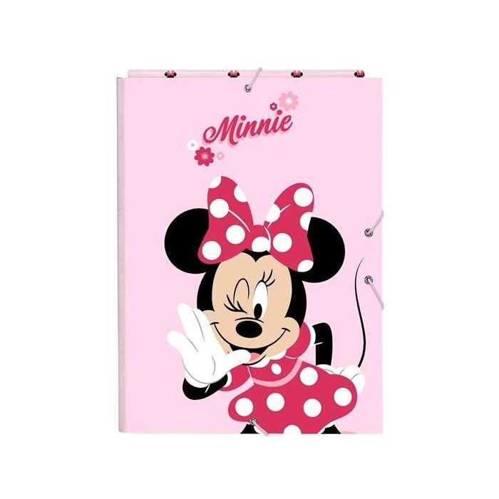 Safta Carpeta de Cartón Rígido con Gomas y Solapas, Formato Folio (215x315 mm) para Organizar Material Escolar, Estampado Minnie Mouse Nalve 0 Safta Carpeta de Cartón Rígido con Gomas y Solapas, Formato Folio (215x315 mm) para Organizar Material Escolar, Estampado Minnie Mouse Nalve 0