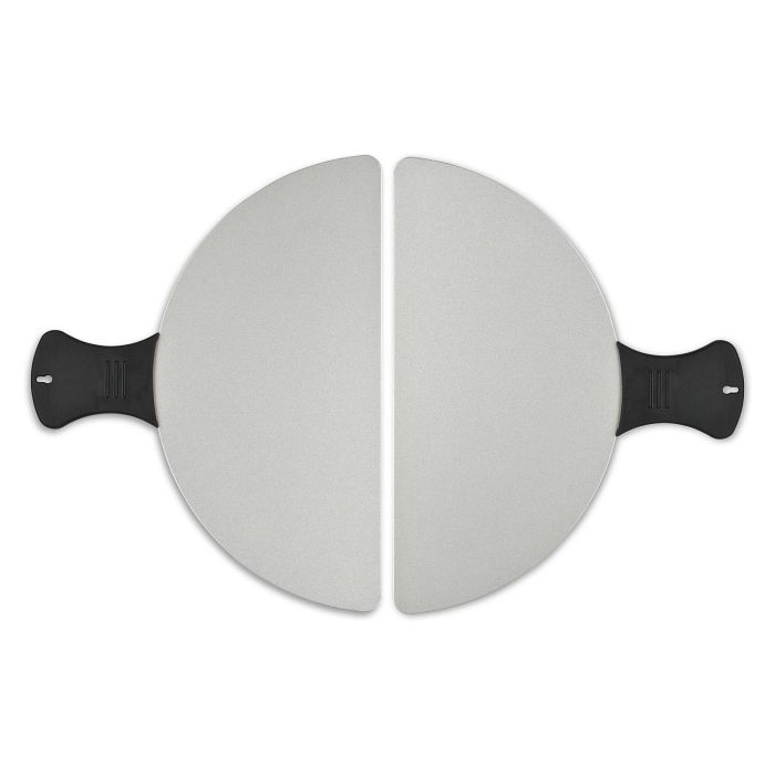 G3 Ferrari Horno de Pizza Delizia G1000606, 1200W, para Pizza de 31cm, Temperatura hasta 400°C, Color Plata, Incluye Piedra y Utensilio